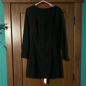 NWT! MM Lafleur Classic Black Long Sleeve Dress